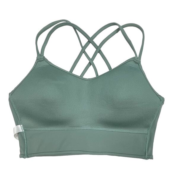 Attifall Longline Strappy Sports Bra Sz 6 BC XS New Low Impact  Criss Cross Back - Picture 6 of 9